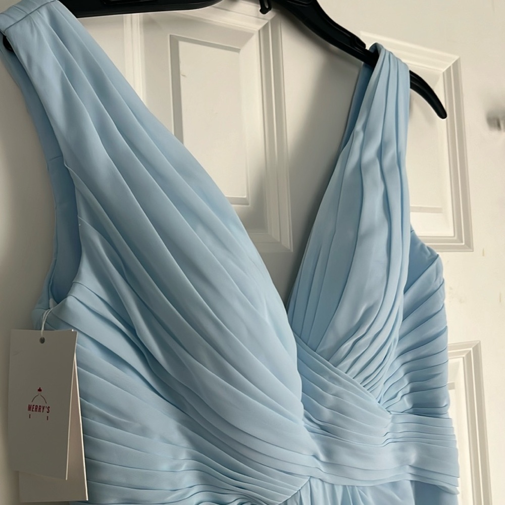 NWT SKY BLUE Chiffon Dress